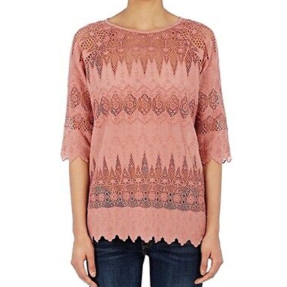 Ulla Johnson Sadie Lace Blouse Embroidered - Picture 2 of 7